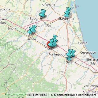 Mappa Via Alfredo Oriani, 47122 Forlì FC, Italia (14.75929)