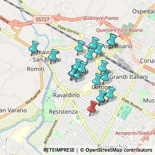 Mappa Via Volturno, 47121 Forlì FC, Italia (0.717)