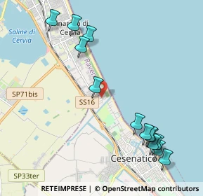 Mappa Piazza John Fitzgerald Kennedy, 47042 Cesenatico FC, Italia (2.51769)