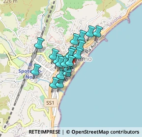 Mappa Via Aurelia, 17028 Spotorno SV, Italia (0.27)