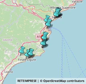 Mappa Via Aurelia, 17028 Spotorno SV, Italia (6.825)