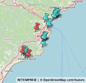 Mappa Via Aurelia, 17028 Spotorno SV, Italia (6.7865)