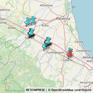 Mappa Via Paolo Bentivoglio, 47121 Forlì FC, Italia (11.36733)