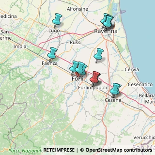 Mappa Via F. Orsini, 47121 Forlì FC, Italia (14.83938)