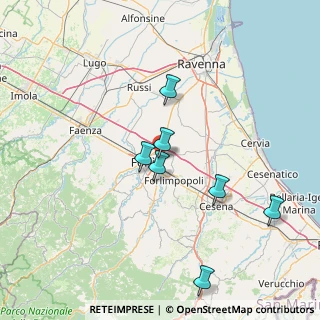 Mappa Via Masetti Antonio, 47121 Forlì FC, Italia (35.8225)