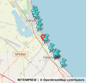 Mappa Via Murge, 48015 Cervia RA, Italia (3.60909)