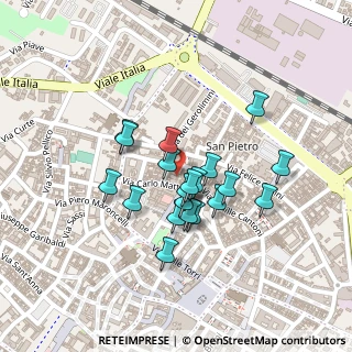 Mappa Via Carlo Matteucci, 47121 Forlì FC, Italia (0.1745)