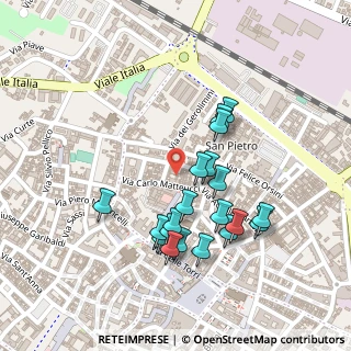 Mappa Via Carlo Matteucci, 47121 Forlì FC, Italia (0.2225)