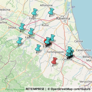 Mappa Via Carlo Matteucci, 47121 Forlì FC, Italia (14.451)