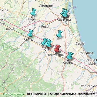 Mappa Via Macero Sauli, 47121 Forlì FC, Italia (14.39125)