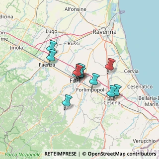 Mappa Via Macero Sauli, 47121 Forlì FC, Italia (9.04083)