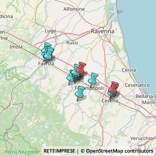 Mappa Via Macero Sauli, 47121 Forlì FC, Italia (10.11933)