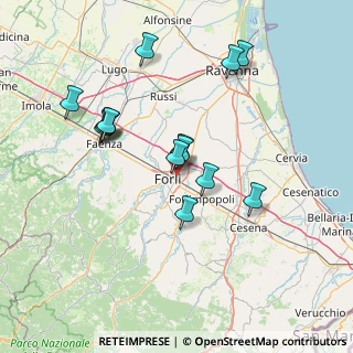 Mappa Via Macero Sauli, 47121 Forlì FC, Italia (13.91071)