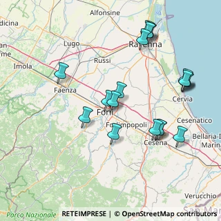 Mappa Via Macero Sauli, 47121 Forlì FC, Italia (17.05222)