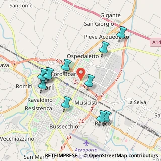 Mappa Via Macero Sauli, 47121 Forlì FC, Italia (2.00545)