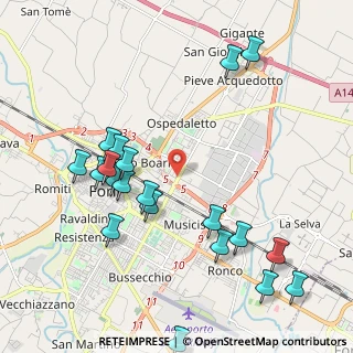 Mappa Via Macero Sauli, 47121 Forlì FC, Italia (2.413)