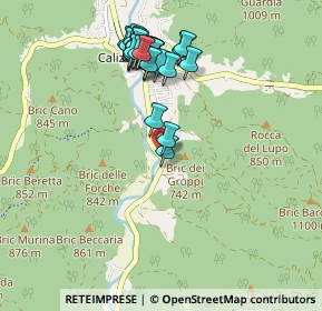 Mappa Regione Bosco, 17057 Calizzano SV, Italia (0.96296)