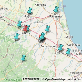 Mappa P.za del Lavoro, 47122 Forlì FC, Italia (14.91833)