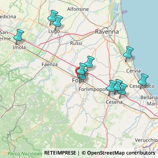 Mappa P.za del Lavoro, 47122 Forlì FC, Italia (17.34909)