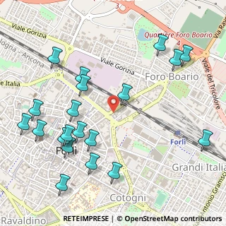 Mappa Via Marco Polo, 47122 Forlì FC, Italia (0.6355)