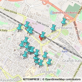 Mappa Via Marco Polo, 47122 Forlì FC, Italia (0.512)