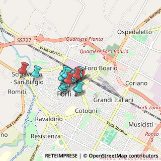 Mappa Piazza del Lavoro, 47122 Forlì FC, Italia (0.56714)