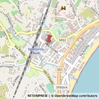 Mappa Viale Europa, 40, 17028 Spotorno, Savona (Liguria)