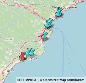 Mappa Via Lussemburgo, 17028 Spotorno SV, Italia (7.60273)