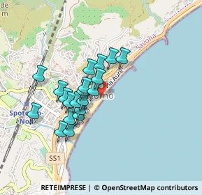 Mappa Lungomare John Fitzgerald Kennedy, 17028 Spotorno SV, Italia (0.3575)