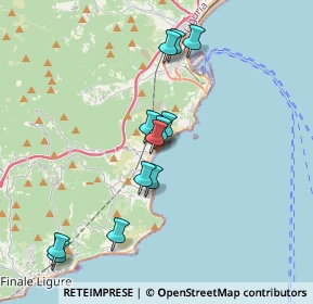 Mappa Lungomare John Fitzgerald Kennedy, 17028 Spotorno SV, Italia (3.455)