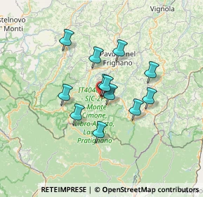 Mappa Via delle Rose, 41029 Sestola MO, Italia (10.40333)