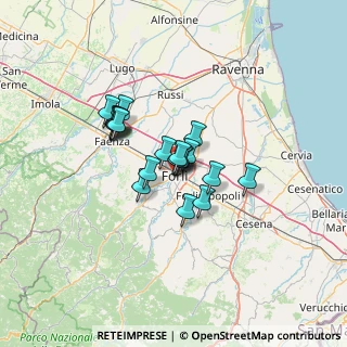 Mappa Via Paradiso, 47121 Forlì FC, Italia (8.7575)