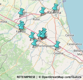 Mappa Via Antonio Meucci, 47122 Forlì FC, Italia (11.47833)