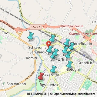 Mappa Via Silvio Pellico, 47121 Forlì FC, Italia (0.84667)