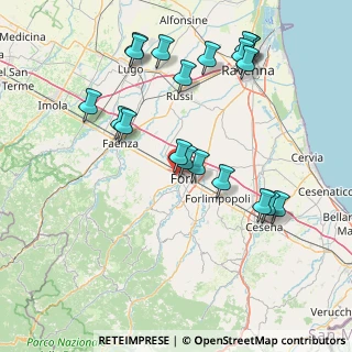 Mappa Via Consolare, 47121 Forlì FC, Italia (17.4855)