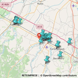 Mappa Via Consolare, 47121 Forlì FC, Italia (8.187)