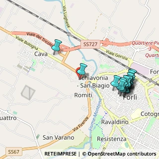 Mappa Via Consolare, 47121 Forlì FC, Italia (1.187)