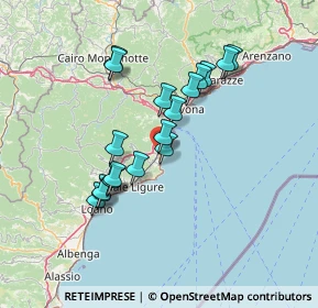 Mappa Via Giuseppe Verdi, 17028 Spotorno SV, Italia (12.43105)