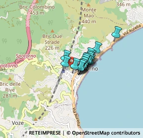 Mappa Via Giuseppe Verdi, 17028 Spotorno SV, Italia (0.397)