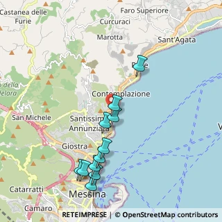 Mappa Via 1 C, 98168 Messina ME, Italia (2.31727)