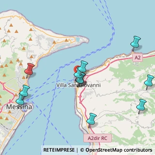 Mappa Via la Volta, 89018 Villa San Giovanni RC, Italia (4.85333)