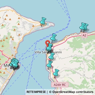 Mappa Via la Volta, 89018 Villa San Giovanni RC, Italia (5.94368)
