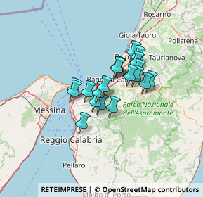 Mappa Via Fondaco, 89058 Melia RC, Italia (9.7865)