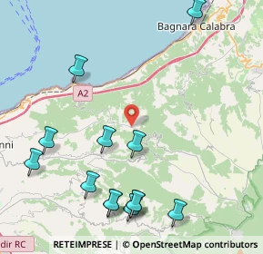 Mappa Via Fondaco, 89058 Melia RC, Italia (5.76231)