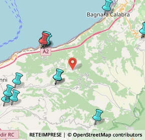 Mappa Via Fondaco, 89058 Melia RC, Italia (6.30667)