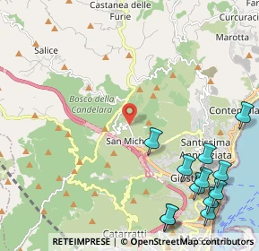 Mappa Località San Michele, 98152 Messina ME, Italia (3.36167)