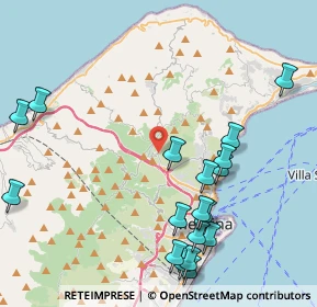 Mappa Località San Michele, 98152 Messina ME, Italia (5.60833)