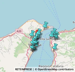 Mappa Località Contemplazione, 98168 Messina ME, Italia (5.5935)