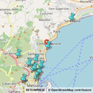 Mappa Località Contemplazione, 98168 Messina ME, Italia (3.09)
