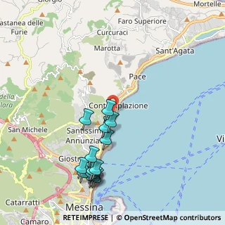 Mappa Località Contemplazione, 98168 Messina ME, Italia (2.504)